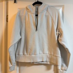 Vuori Off-White Half-Zip Hoodie